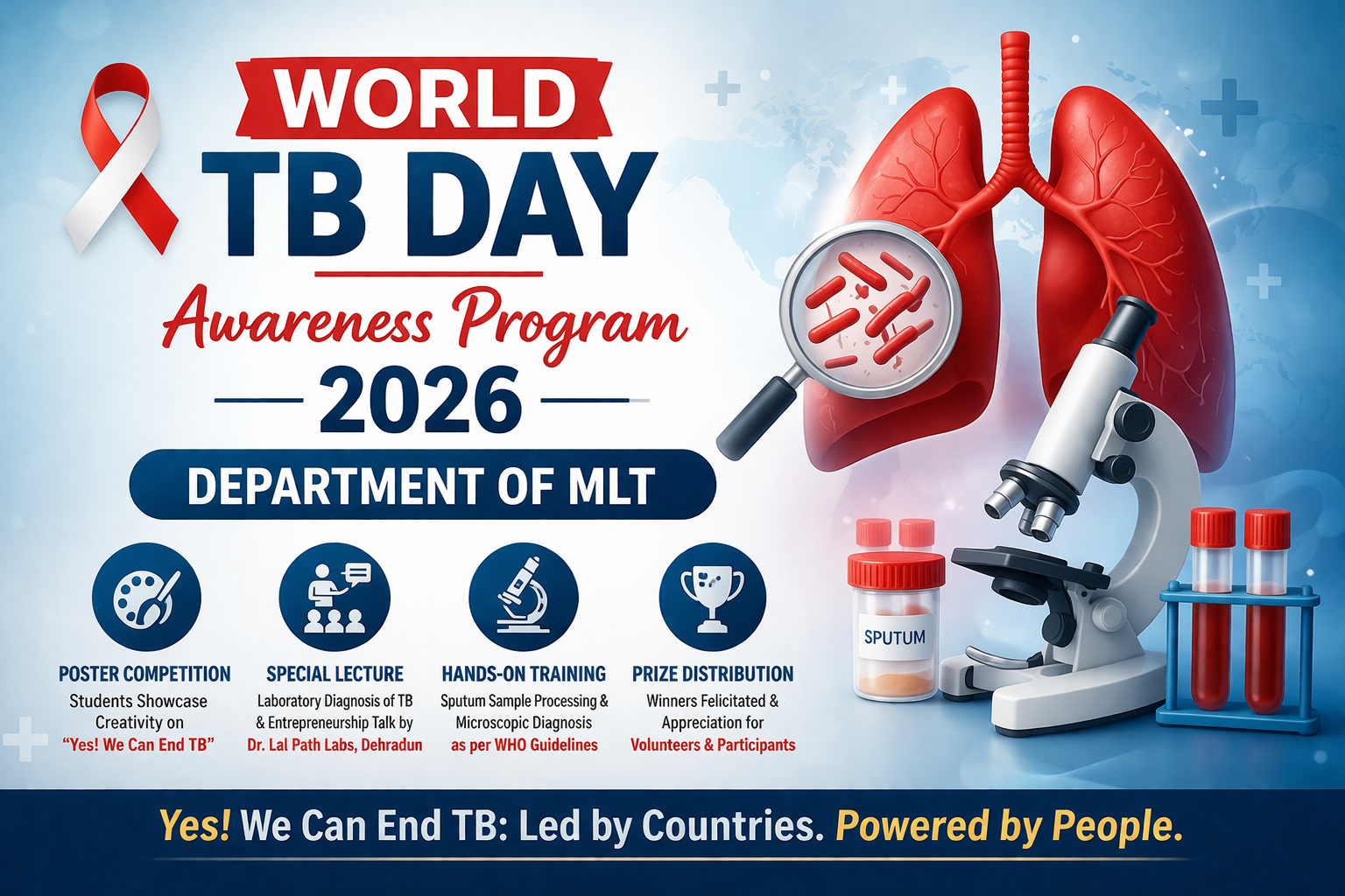 World TB Day 2026 Awareness Program Organized by Department of MLT