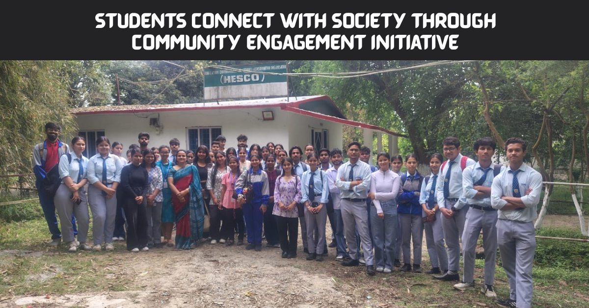 Students Connect with Society through Community Engagement Initiative