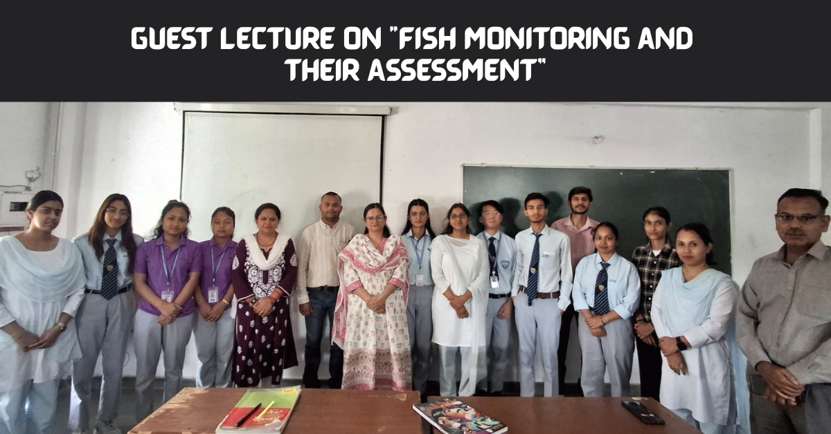 Department of Zoology Organizes Guest Lecture on “Fish Monitoring and Their Assessment”