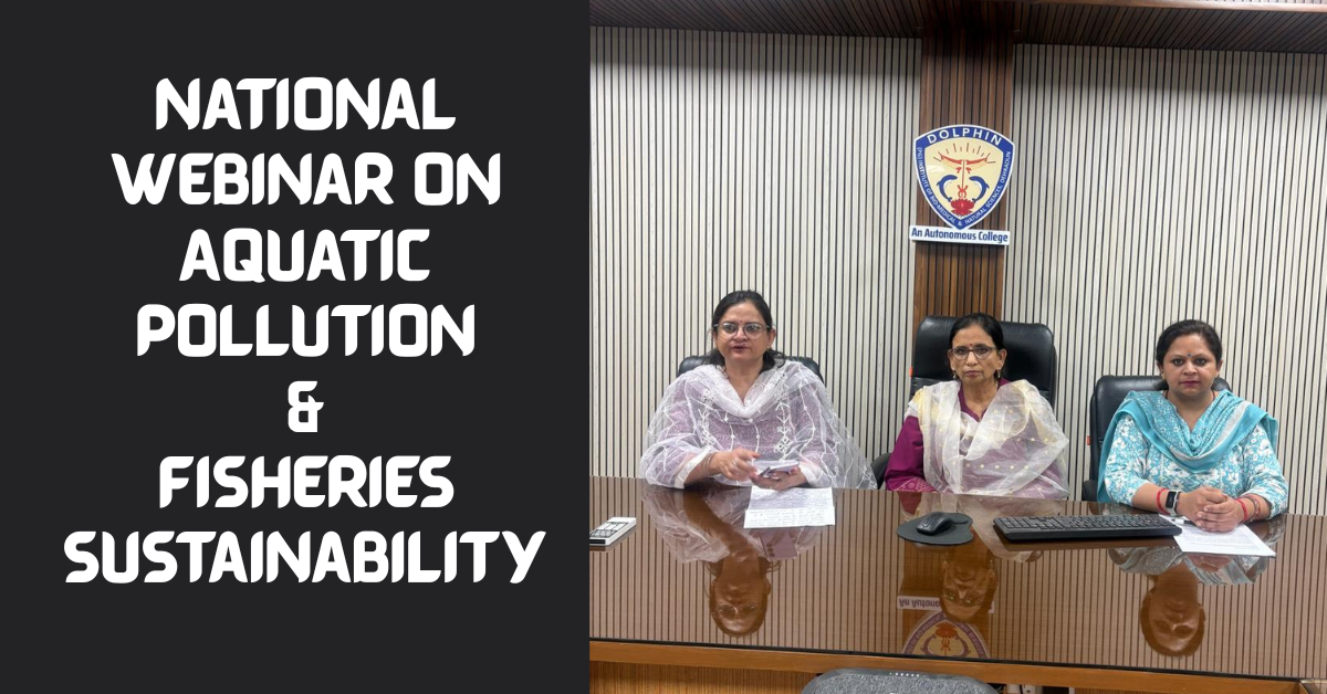 National Webinar on Aquatic Pollution & Fisheries Sustainability