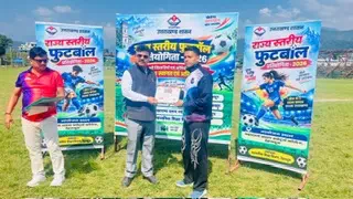 Free physiotherapy services at the  State Female Football Tournament
